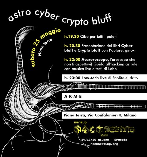 A-K-M-E, astro cyber crypto bluff