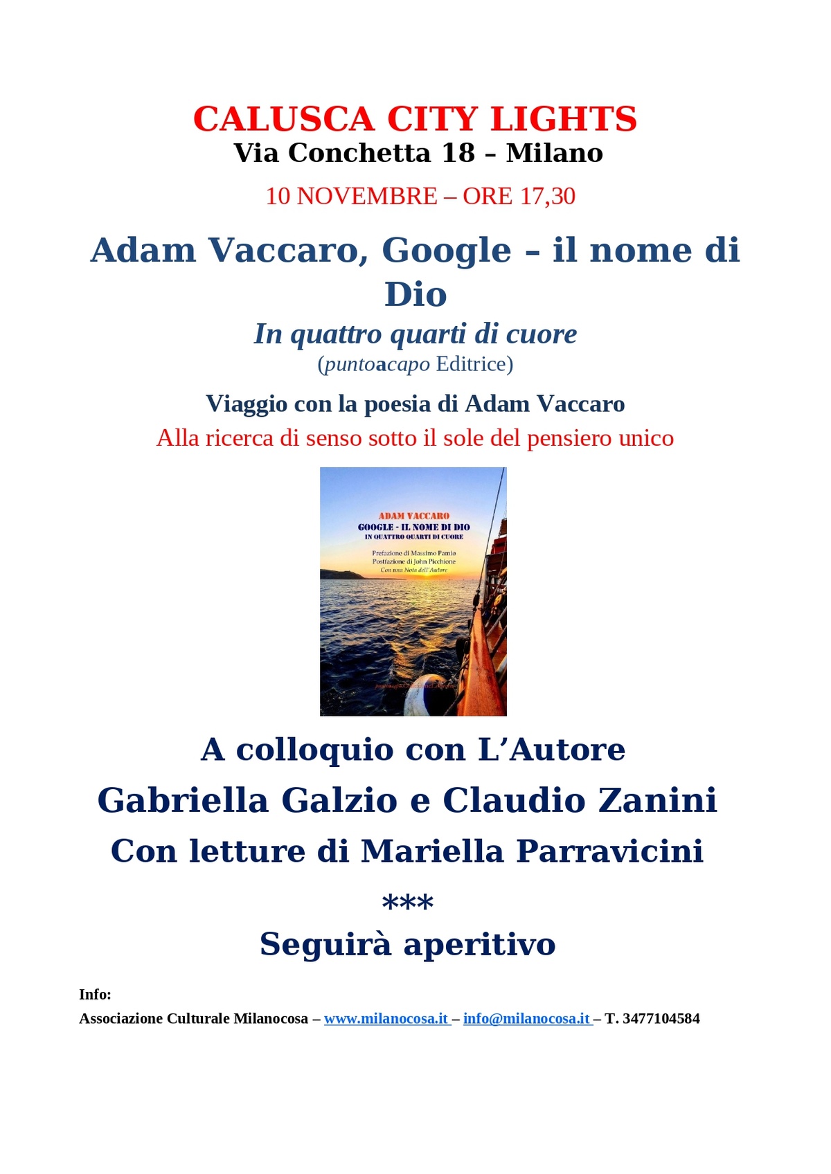 Adam Vaccaro, Google – il nome di Dio