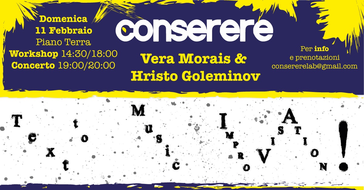 _TEXT TO MUSIC_ Workshop con Vera Morais e Hristo Goleminov