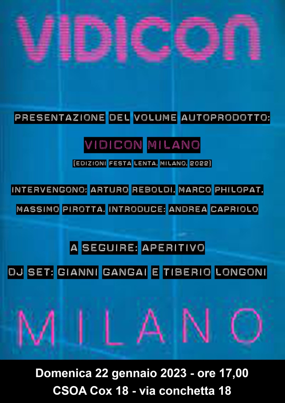 Vidicon Milano – Correggio 18