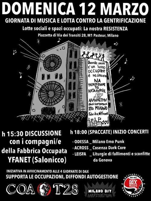 Giornata di Musica e Lotta contro la Gentrificazione