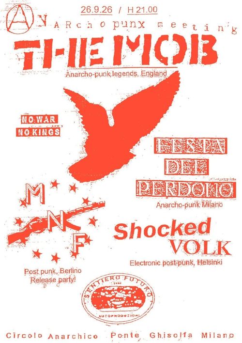 THE MOB (anarcho punk UK) @ Circolo Anarchico Ponte della Ghisolfa