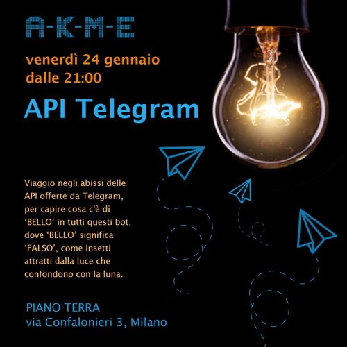 A-K-M-E – API di Telegram