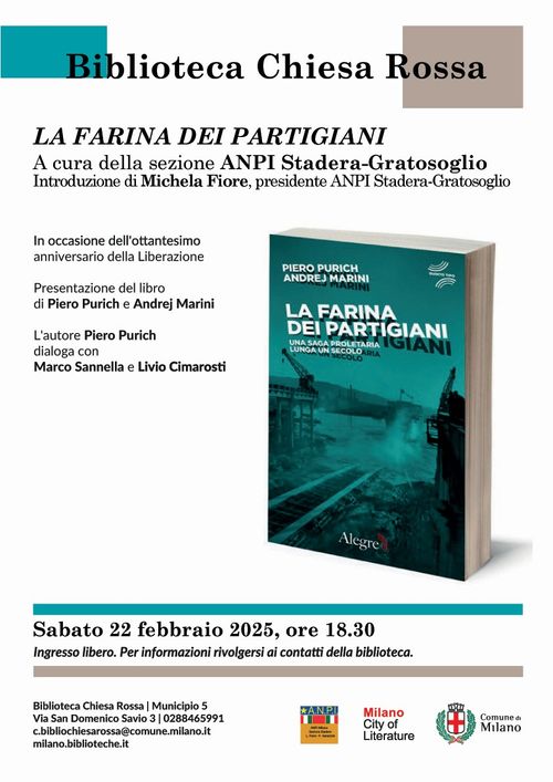 "La farina dei partigiani" - presentazione con l'autore 