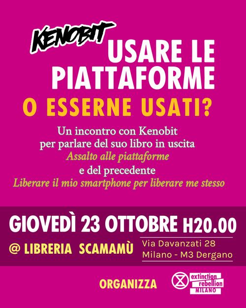 Usare le piattaforme o esserne usati?