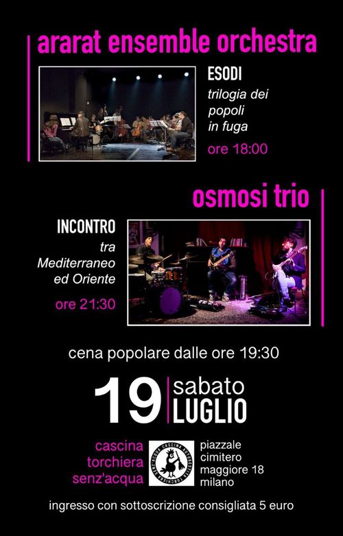 Ararat Orchestra e Osmosi trio
