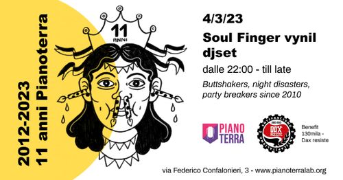 11 anni di autogestione! | Soul Finger vinyl set | Benefit 130mila