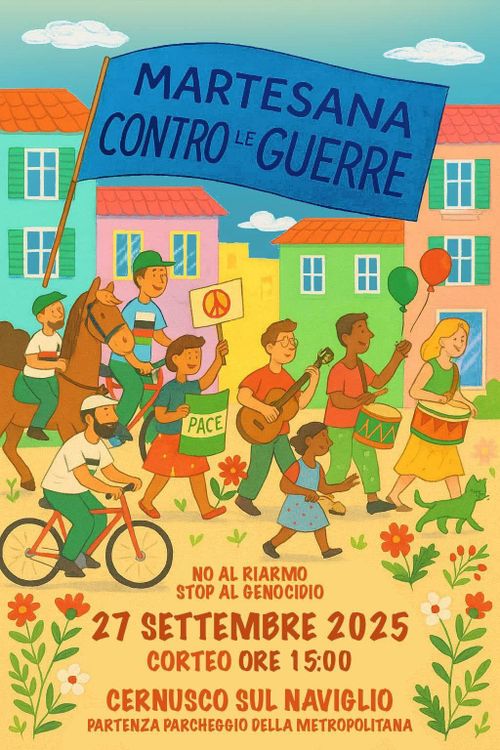 Corteo contro il riarmo & contro le guerre 
