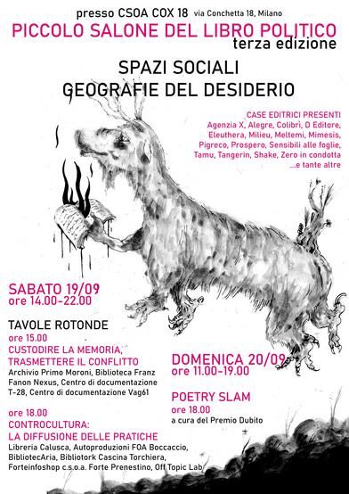 PICCOLO SALONE DEL LIBRO POLITICO / SPAZI SOCIALI - GEOGRAFIE DEL DESIDERIO