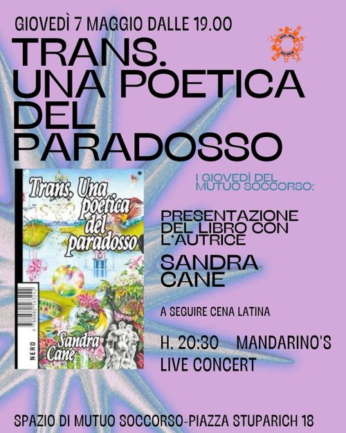 Presentazione di "Trans: una poetica del paradosso" di e con Sandra Cane