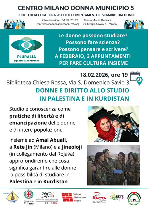 DONNE E DIRITTO ALLO STUDIO IN PALESTINA E KURDISTAN