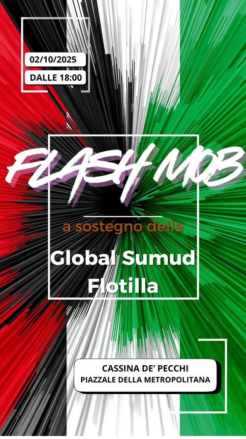 Flashmob Martesana contro le guerre 