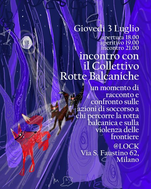 Incontro con il Collettivo Rotte Balcaniche