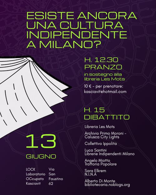 Esiste ancora una cultura indipendente a Milano?