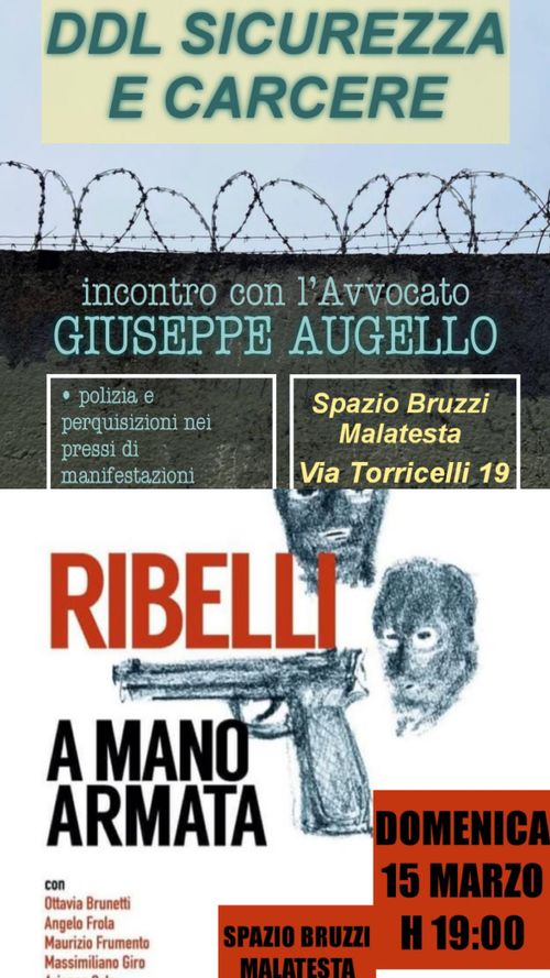 INCONTRO SU DDL SICUREZZA E CARCERE