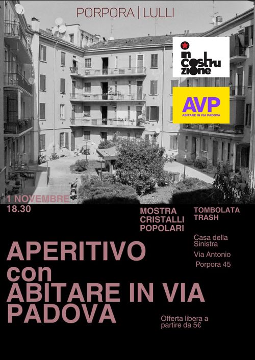 APERITIVO CON ABITARE IN VIA PADOVA