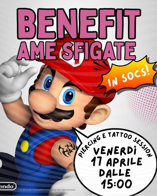 Benefit Tattoo Session e Piercing