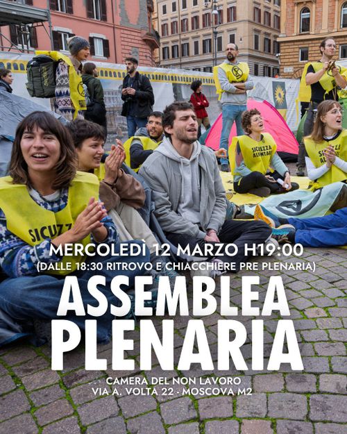 Assemblea plenaria di Extinction Rebellion Milano