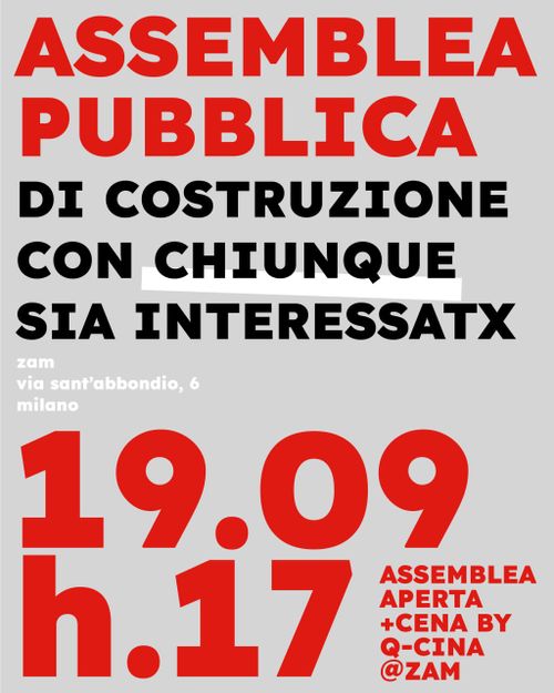 Seconda assemblea pubblica - AMBULATORIO POPOLARE MILANO SUD