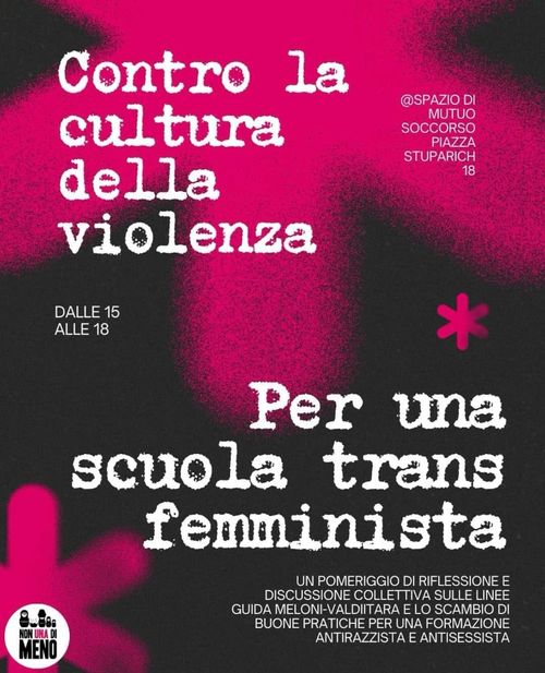 Contro la cultura della violenza - Analisi e confronto su scuola e formazione