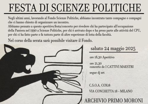 FESTA DI SCIENZE POLITICHE