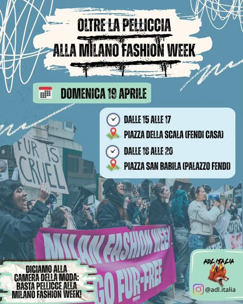 MILANO FASHION WEEK - LE PROTESTE CONTINUANO