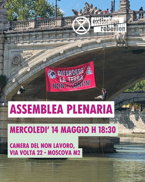 Assemblea aperta di Extinction rebellion Milano