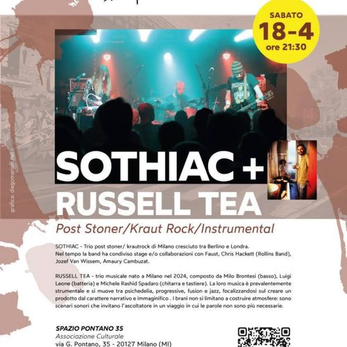 SOTHIAC + RUSSELL TEA - Post Stoner/Krautrock/Instrumental 
