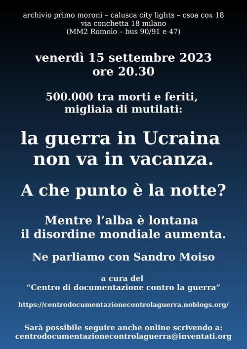 La guerra in Ucraina non va in vacanza. A che punto è la notte?