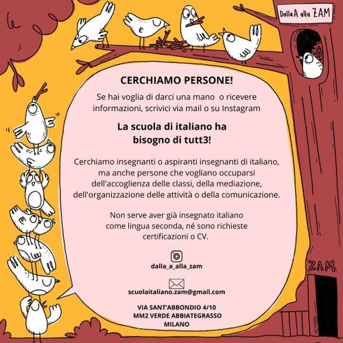 📚 LA SCUOLA DI ITALIANO HA BISOGNO DI TUTT3!