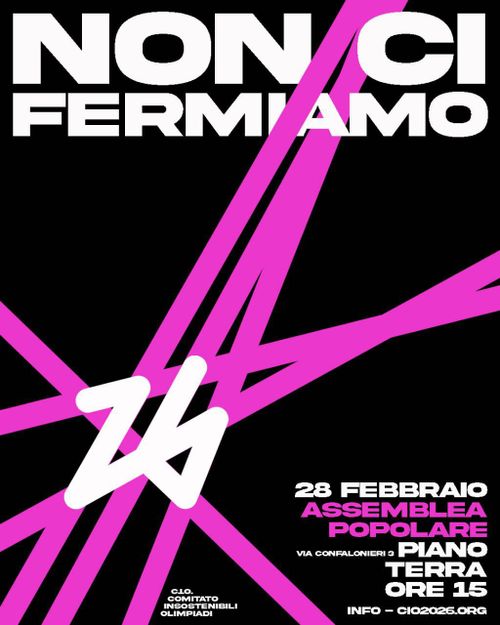 Noi non ci fermiamo, assemblea popolare