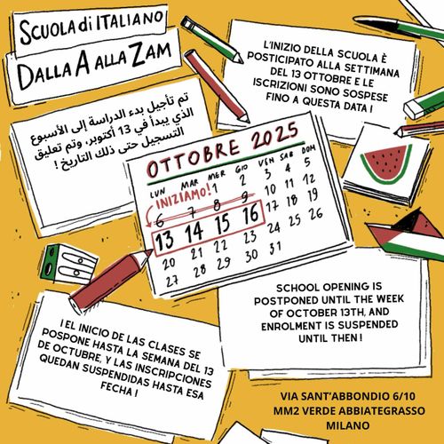 📚🎒 Dalla A alla Zam - Primo giorno di scuola - First day of school - Primero dia de clases