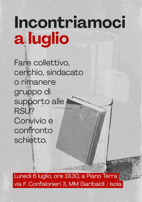 Incontriamoci a luglio