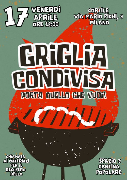 GRIGLIA CONDIVISA porta quello che vuoi!