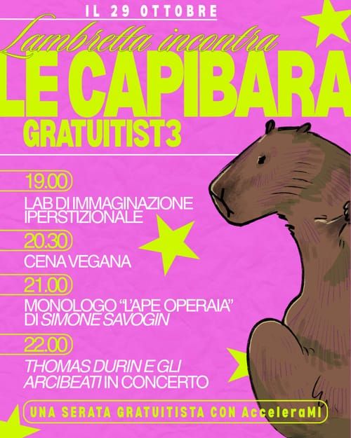 L3 Capibara Gratuitist3 @CSA Lambretta