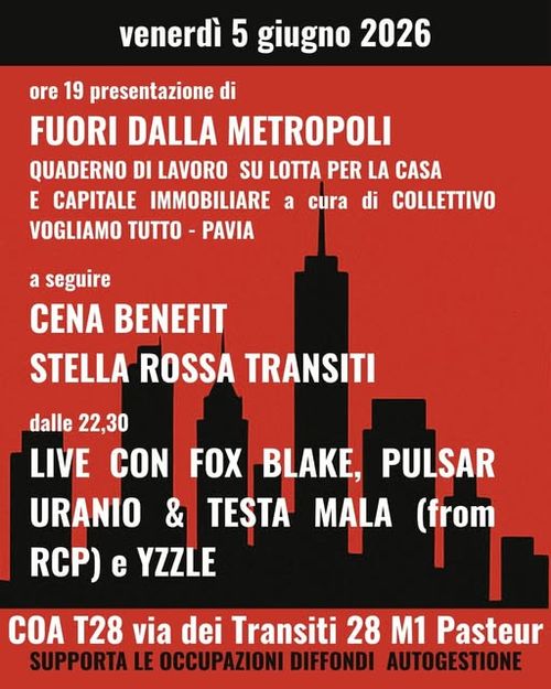 "FUORI DALLA METROPOLI"