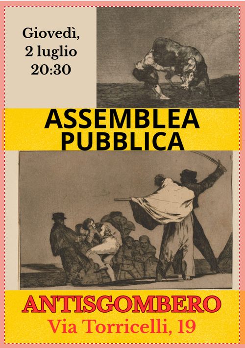 ASSEMBLEA PUBBLICA ANTISGOMBERO