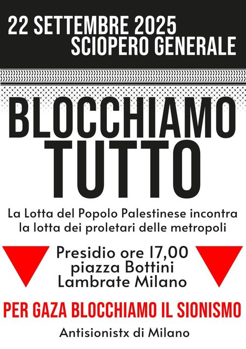 BLOCCHIAMO TUTTO