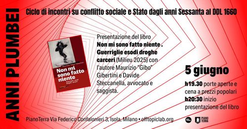 Anni Plumbei "bonus track / presentazione di Non mi sono fatto niente di Maurizio "Gibo" Gibertini