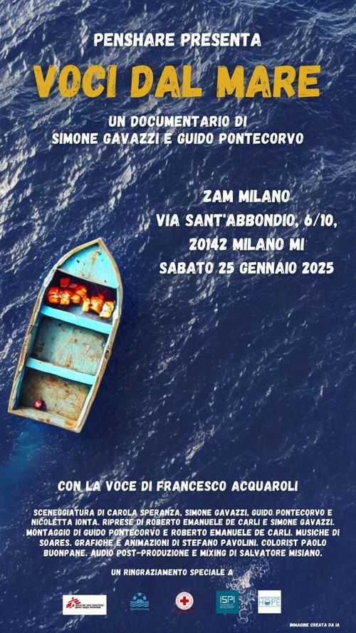 Pensare presenta: Voci dal Mare