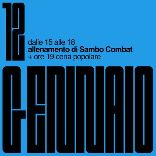 Allenamento di Sambo Combat + cena popolare 