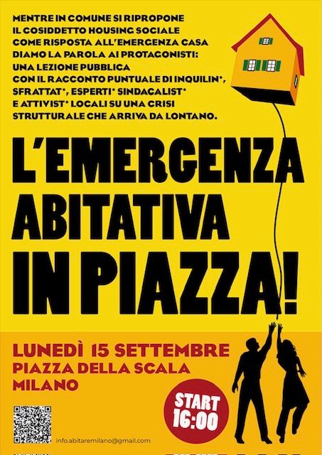L'EMERGENZA ABITATIVA IN PIAZZA