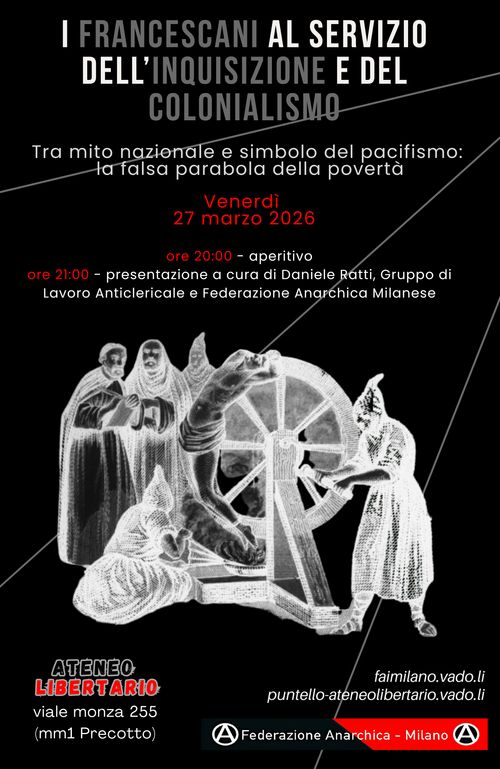 I francescani al servizio dell' inquisizione e del colonialismo