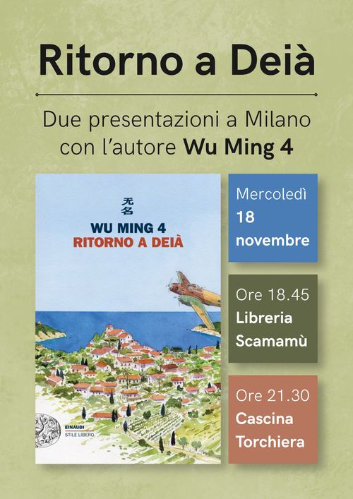 Ritorno a Deià. Doppia presentazione a Scamamù e in Torchiera