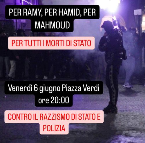 PER TUTTI I MORTI DI STATO - CONTRO IL RAZZISMO DI STATO E POLIZIA