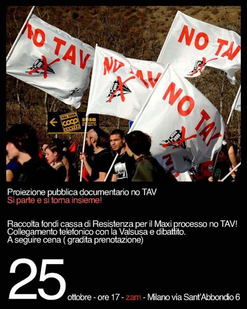 Si parte e si torna insieme - proiezione pubblica documentario No Tav