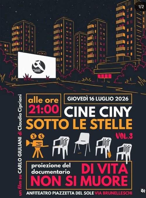 CINE CINY SOTTO LE STELLE - Di vita non si muore