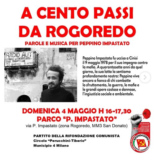 A cento passi da Rogoredo