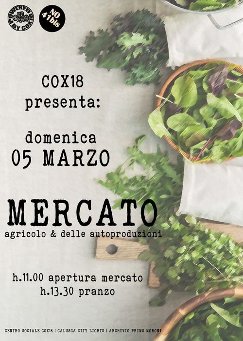 MERCATINO AGRICOLO E DELLE AUTOPRDUZIONI