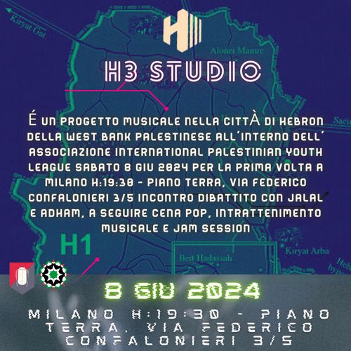 Piano Terra incontra H3 Music Studio di Hebron
